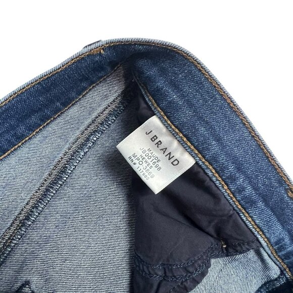 J BRAND Maude Mid Rise Cigarette Jeans Sz 28 Cuffed Hewes Slim Straight JB001698 - Picture 10 of 13